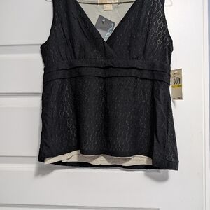 Black Lace, lined Women Top by Michael Kors